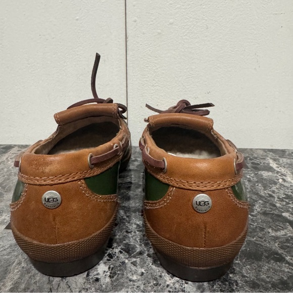 UGG Australia Ashdale 1898 Green Waterproof Duck Shoes Womens Sz 6.5 Sherpa - Picture 8 of 11